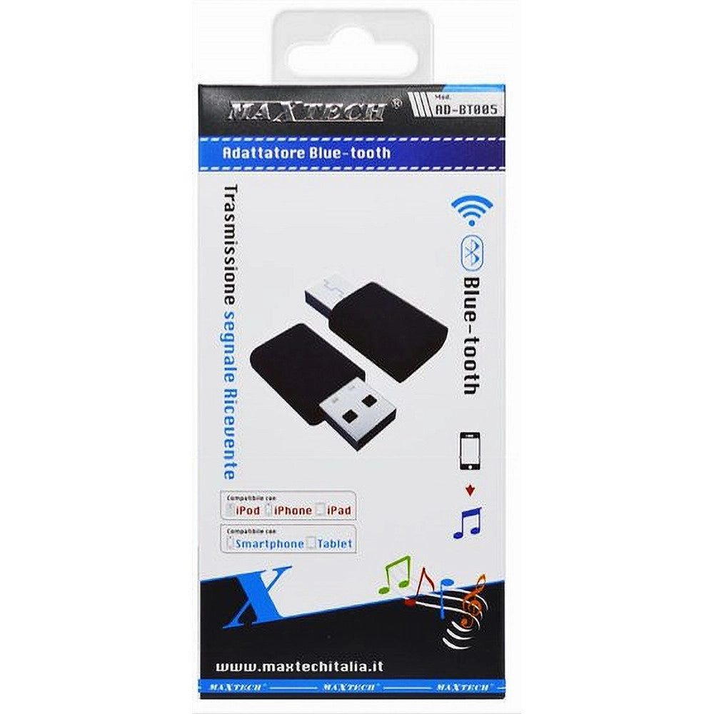 Trade Shop - Adattatore Bt Bluetooth Usb Aux Stereo Trasmissione Segnale Ricevitore Ad-bt005 -