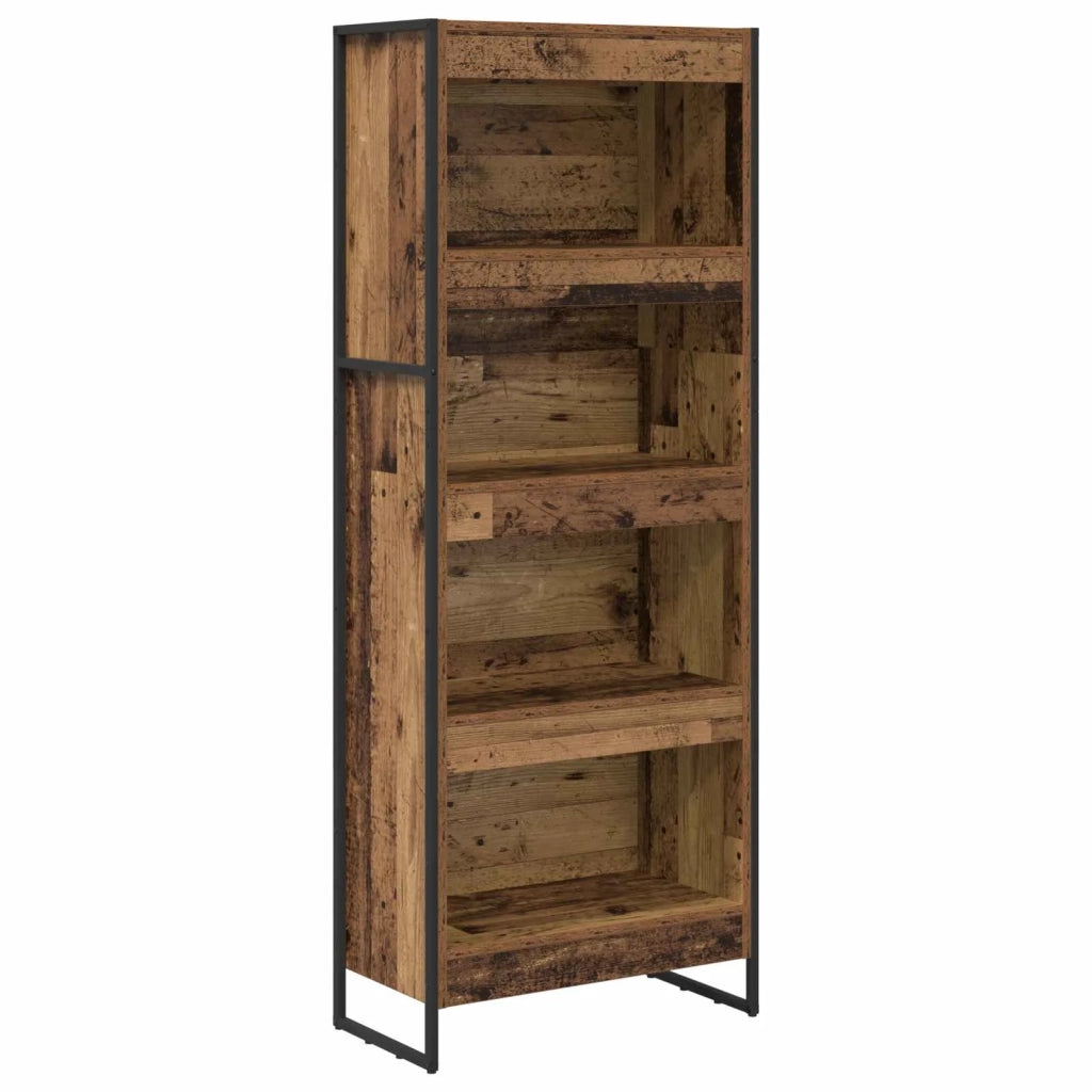 Armadio per Libri Legno vecchio 60 x 30 x 155 cm