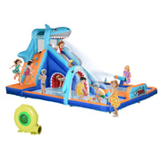 Castello Gonfiabile per Bambini con Scivolo e Piscina ¨C zephmum ¨C Verde