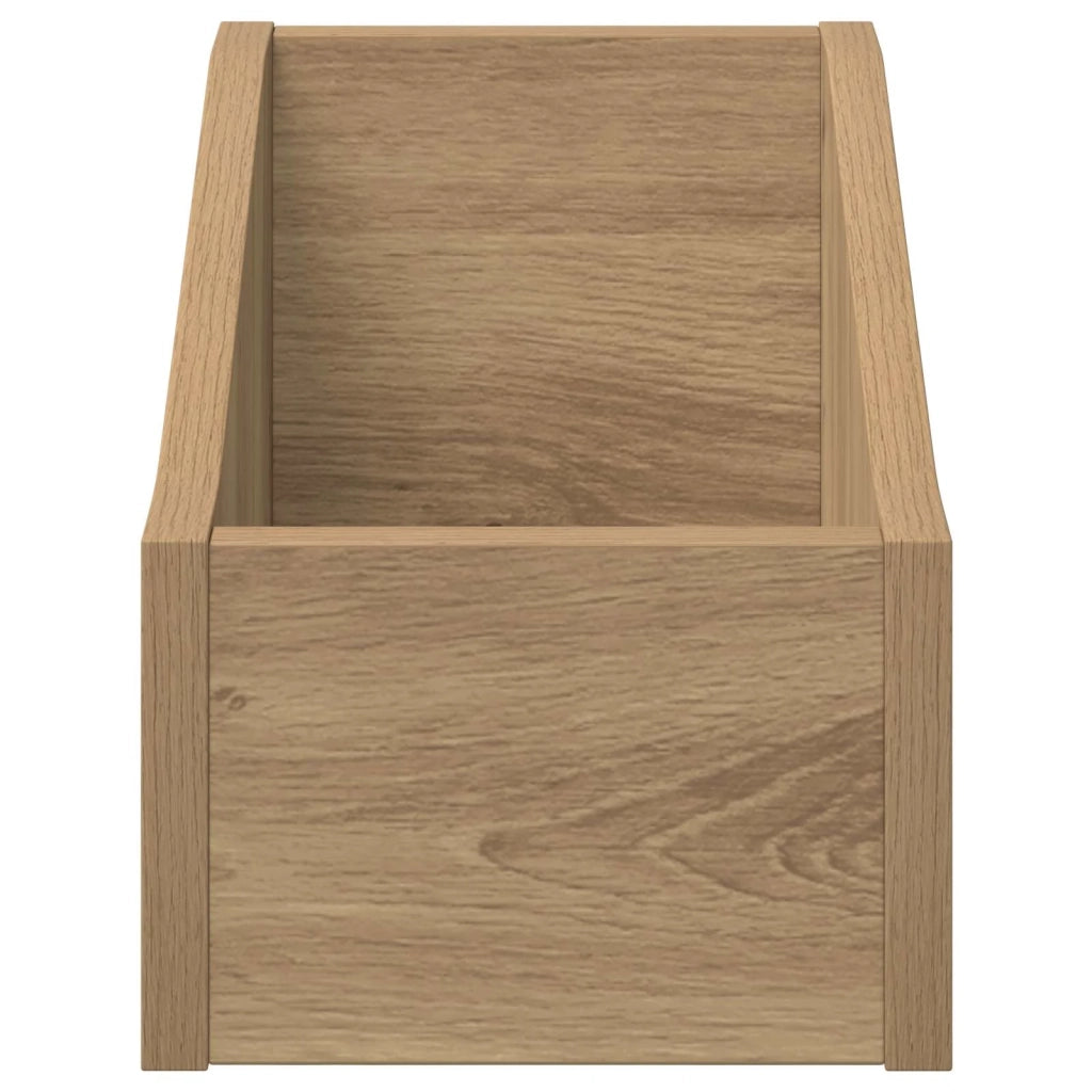 Scatola per dischi LP 2 pz Rovere Artigianale 18 x 32 x 18 cm 8012809