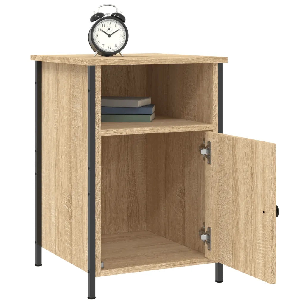 Comodini 2 pz Rovere Sonoma 40x42x60 cm in Legno Multistrato 825916