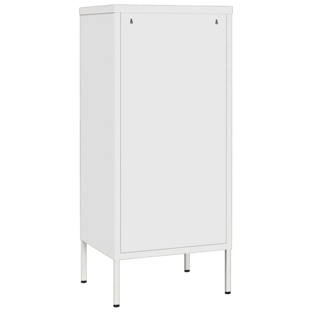 Armadietto Bianco 42,5x35x101,5 cm in Acciaio 336197