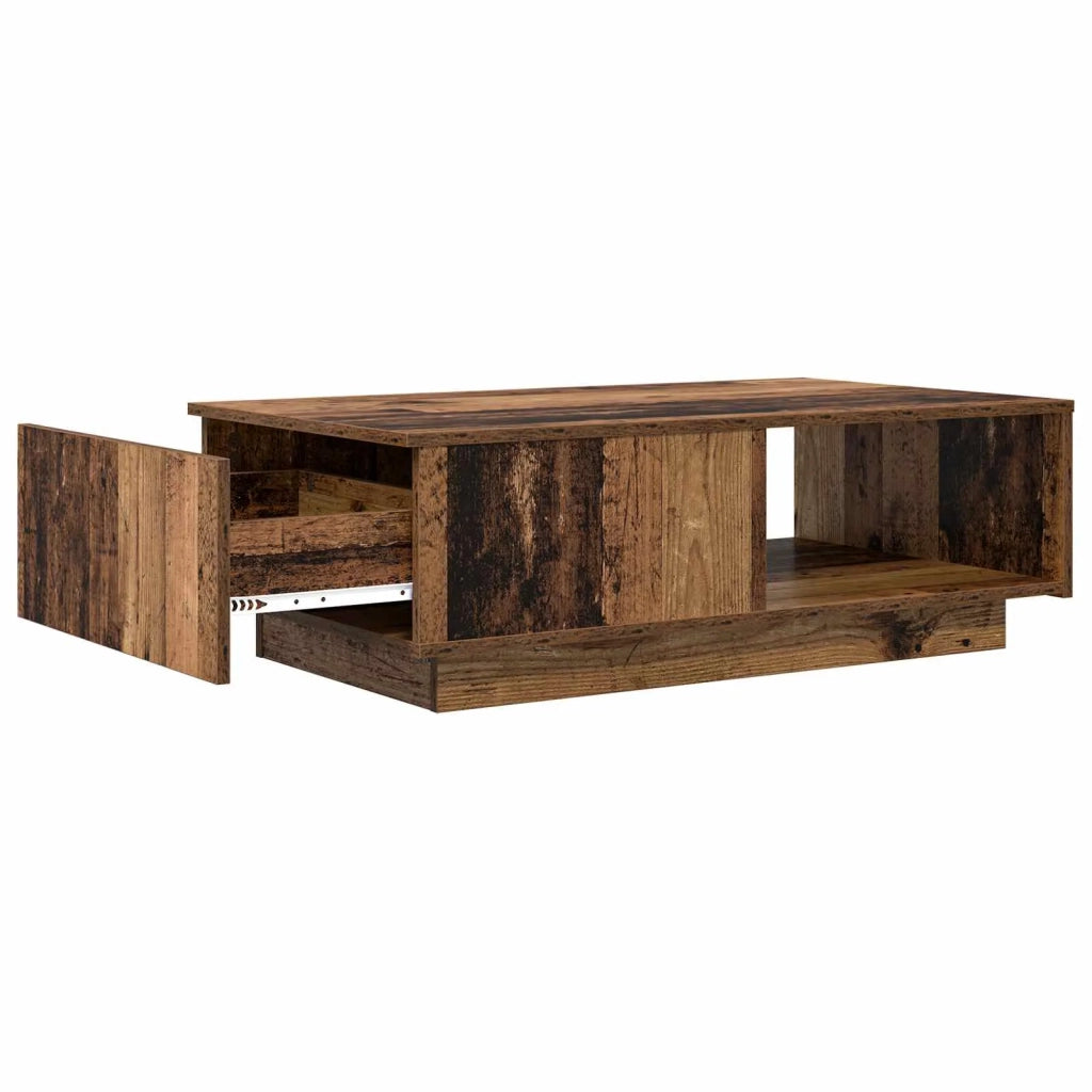 Tavolino da salotto con cassetto Legno vecchio 95 x 55 x 31 cm 8000186