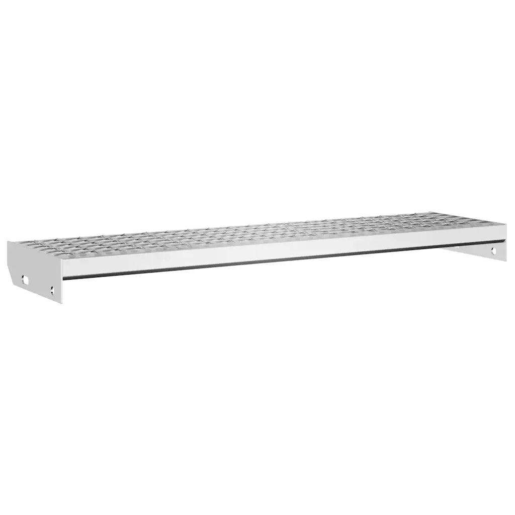 Tappetino per Scale | Gradino in Griglia 90x24x7 cm Acciaio Zincato