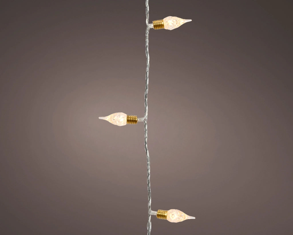 Lampade vintage a LED con effetto tremolio a 8 funzioni per uso interno L 3590 cm