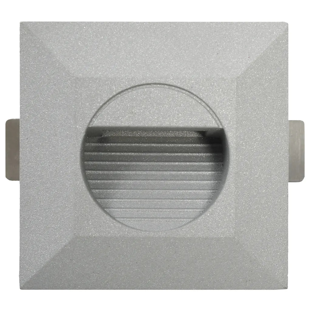 Lampade da Parete da Esterno a LED 6 pz 2 W Argento Quadrate CFW6748836