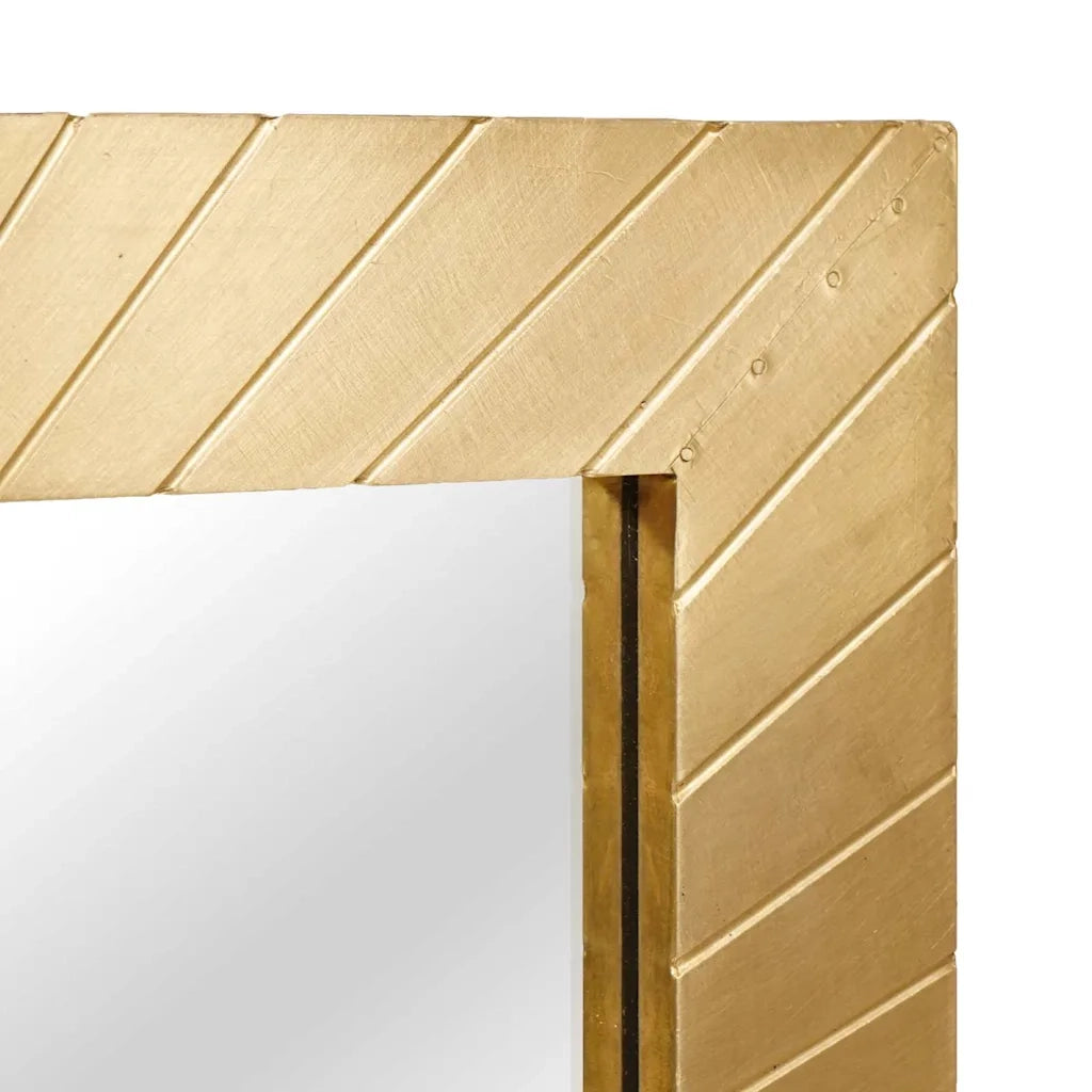 vidaXL Specchio da bagno con specchio Nero e Oro 50 x 2.5 x 70 cm