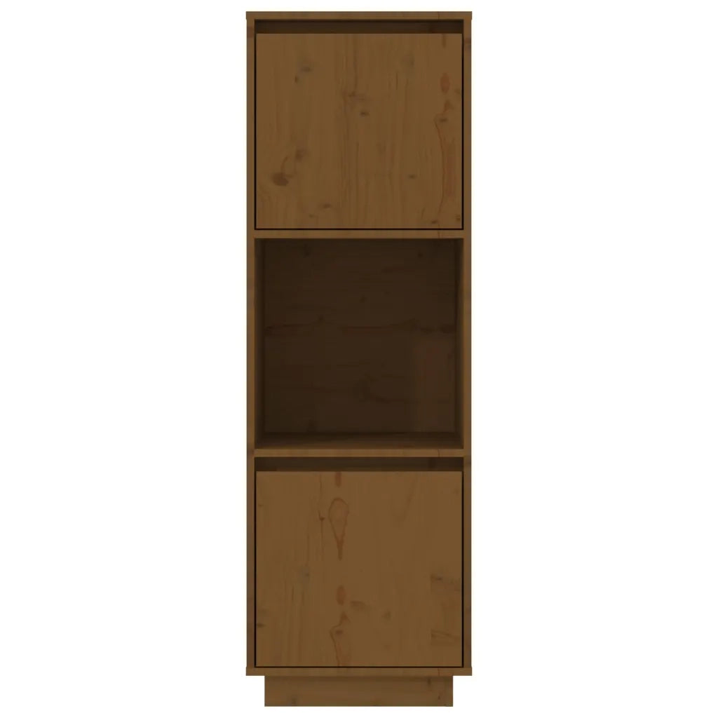 Credenza Miele 38x35x117 cm in Legno Massello di Pino
