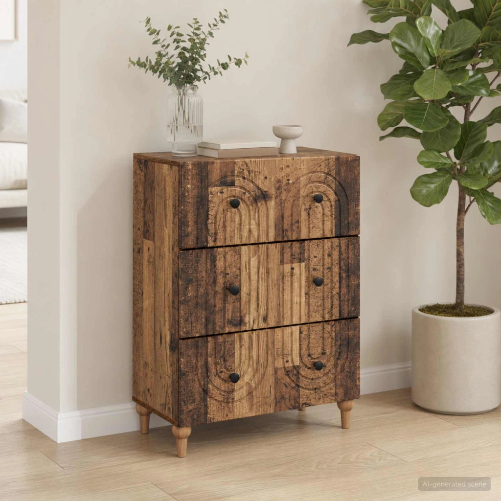 Mobile con Cassetti Legno antico 66 x 34,5 x 90 cm 894153