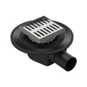 POZZETTO SCARICO SIFONATO IN PP DA PAVIMENTO CON TAPPO A GRIGLIA CROMATO MODELLO GO-GO - Ø40-50  - BON