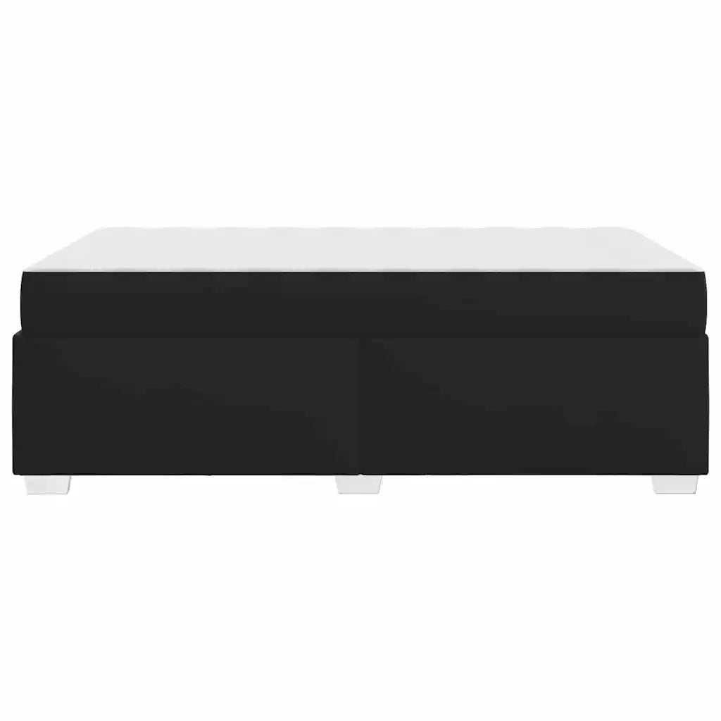 vidaXL Struttura del letto Nero 120 x 190 cm Pelle sintetica