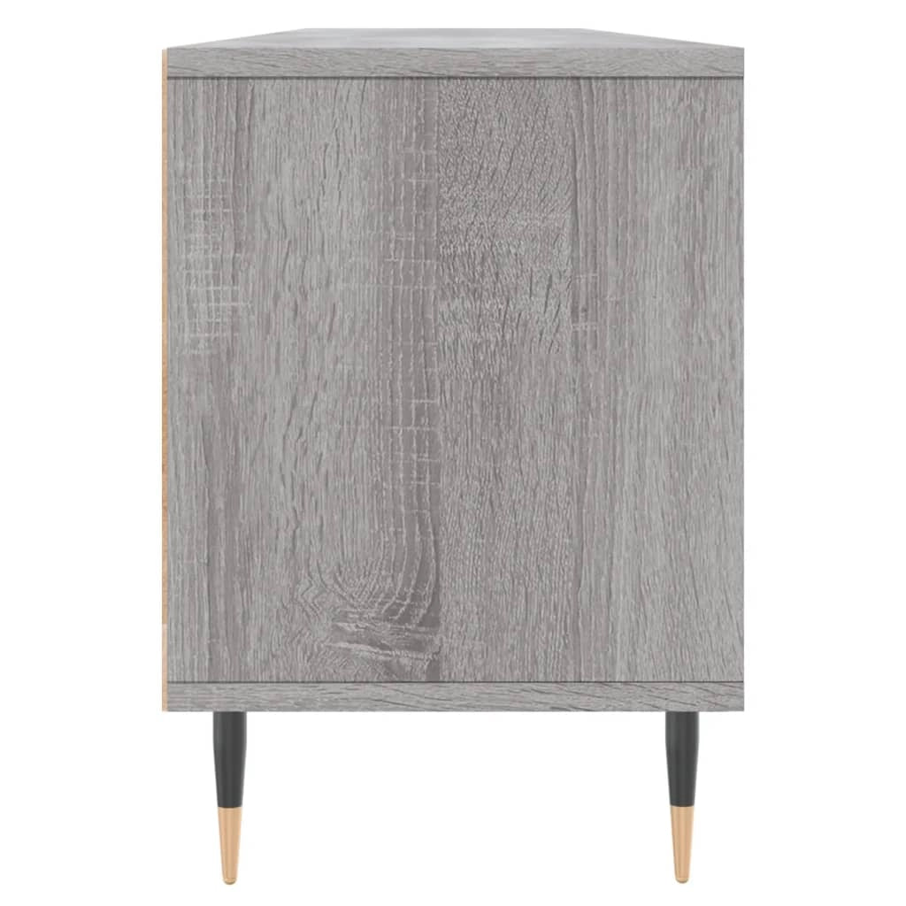 Mobile TV multimediale scaffale TV mobile TV sala da pranzo soggiorno camera da letto Sonoma 150 x 30 x 44,5 cm legno ingegnerizzato grigio 02_0028394