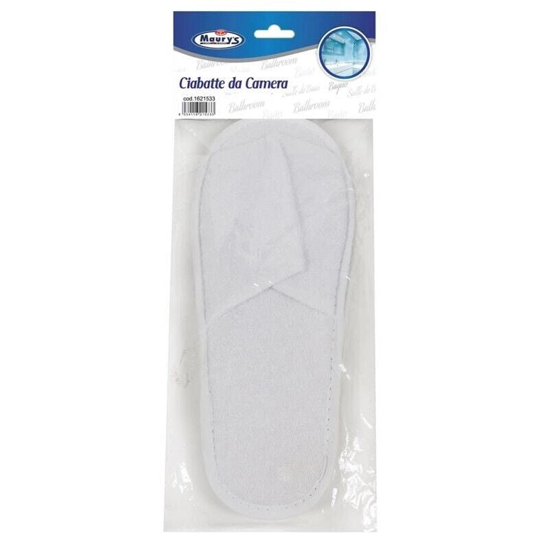 MAURY'S SET 100 PAIA DI CIABATTE MONOUSO DA CAMERA O SPA TAGLIA UNICA