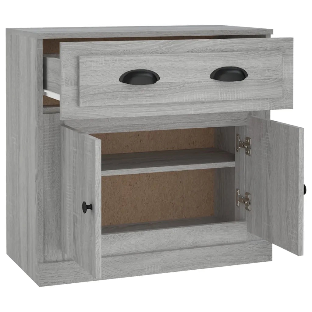 Credenza-Buffet-Armadio da cucina Grigio Sonoma 70x35,5x67,5 cm in Legno Multistrato 759038