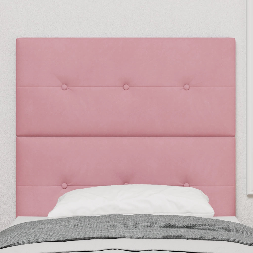 Testata LED  Rosa 90 cm Velluto