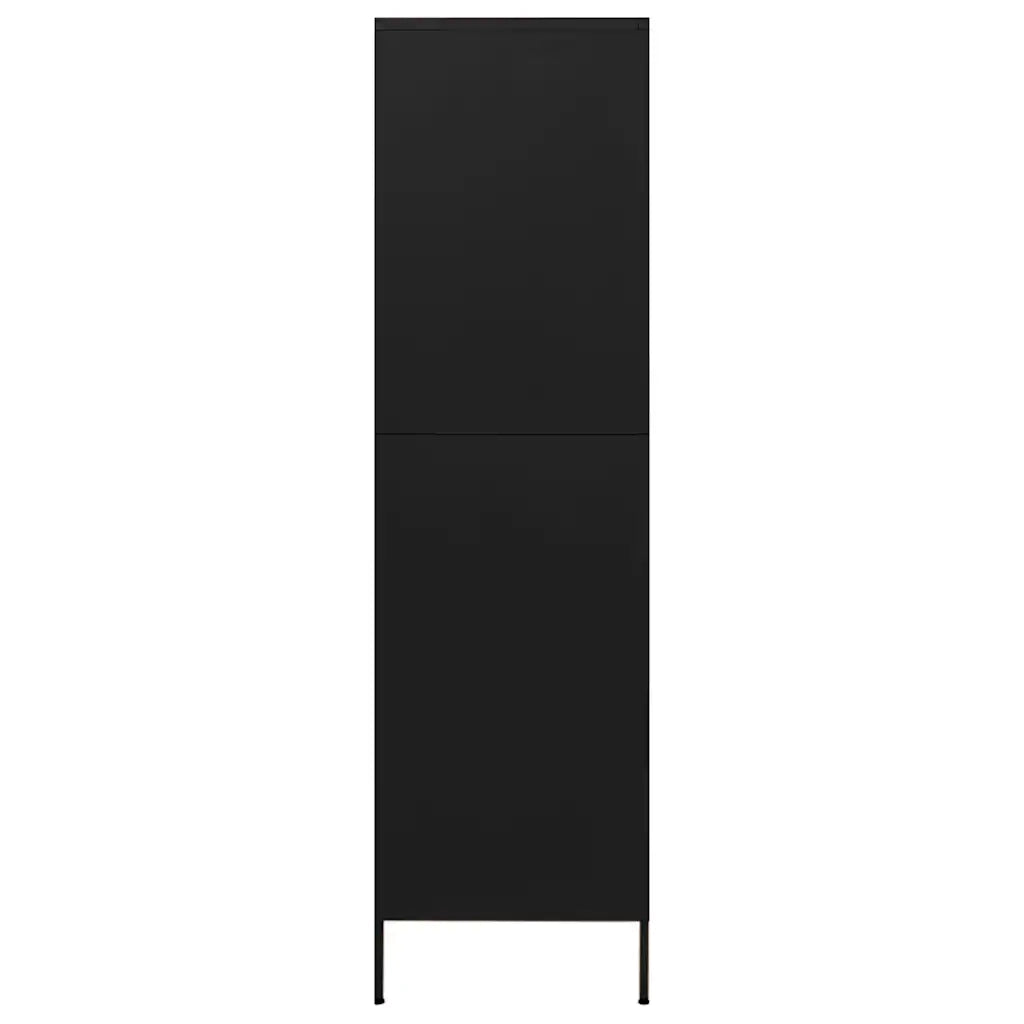 Armadio Nero 90x50x180 cm in Acciaio 336250