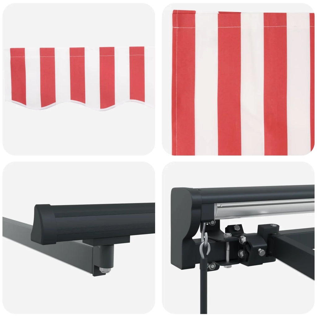 Cornice per Tenda Manuale con LED 5 x 3 m 3420923