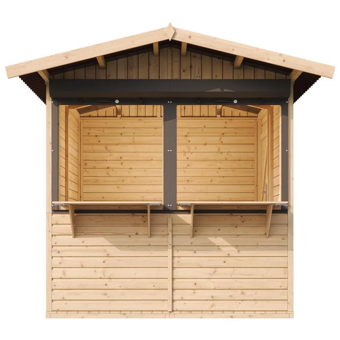 Chiosco in legno da giardino - 253x263 cm/4 m2 - TIMBELA M149Z