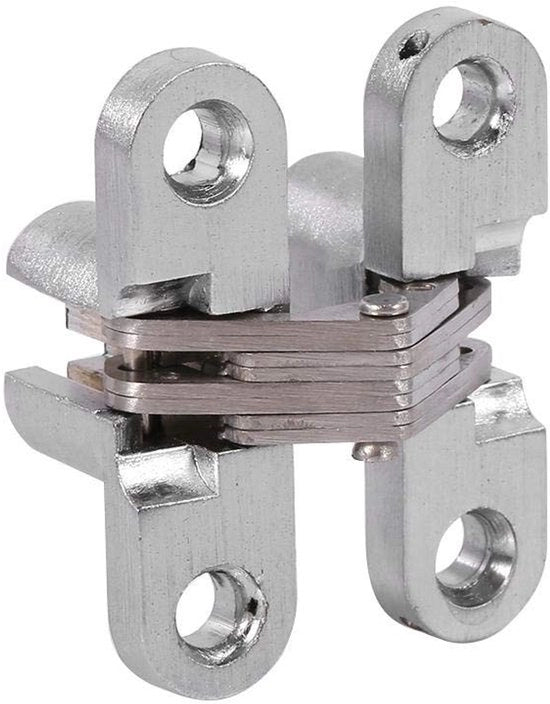 Scharnier 180 Graden - Onzichtbaar - Zinklegering - Per Porte/Fenestre - Alta Capacità di Apertura - Installazione Facile - Scharniere per Porte