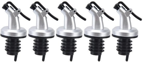 Dispensatore universale per olio d'oliva e aceto - Adatto per bottiglie - Realizzato in ABS di alta qualità - Accessorio pratico per la dosatura precisa - Schenker