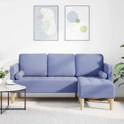 Set di divani con cuscino Blu jeans Poliestere 42001923