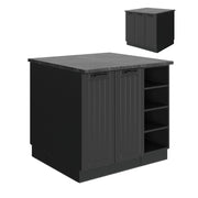 Vicco isola cucina Grigio scuro 90 cm senza piano di lavoro