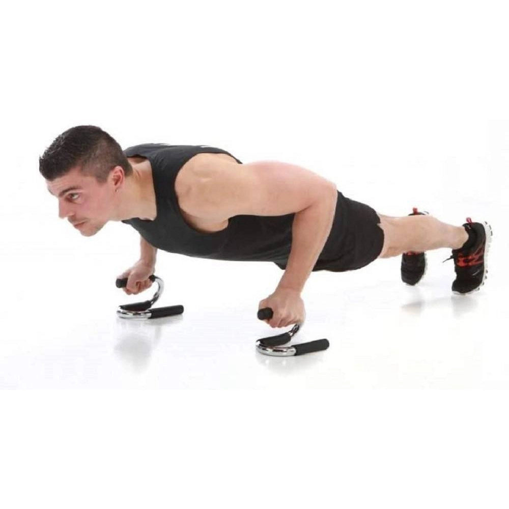 Trade Shop - Maniglie Per Flessioni Pettorali Spalle Push Up Stand Bars Per Fitness Palestra -