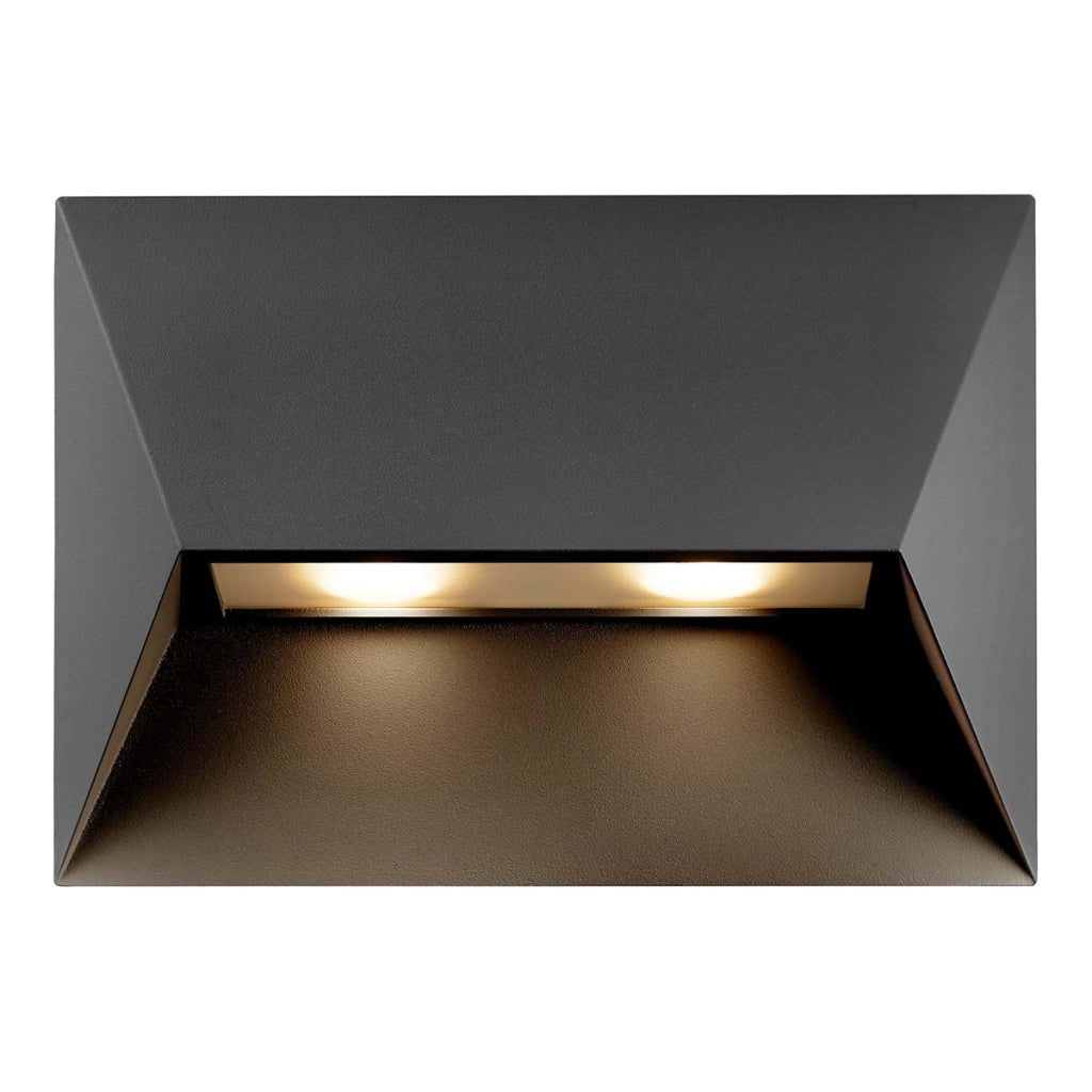 Pontio 27 Lampada da parete compatta 50W IP54 Nero Nordlux