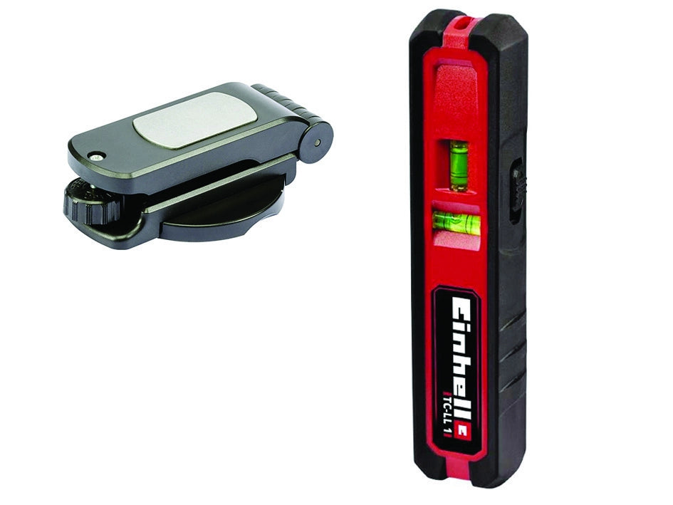 LIVELLA LASER MT.20 CON SUPPORTO PARETE (TCLL 1)    EINHELL
