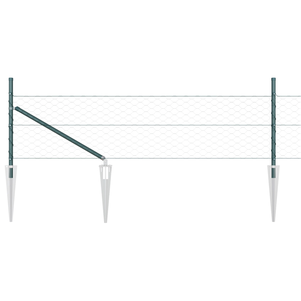 Recinto Esagonale  Verde 0.5x50 m Acciaio