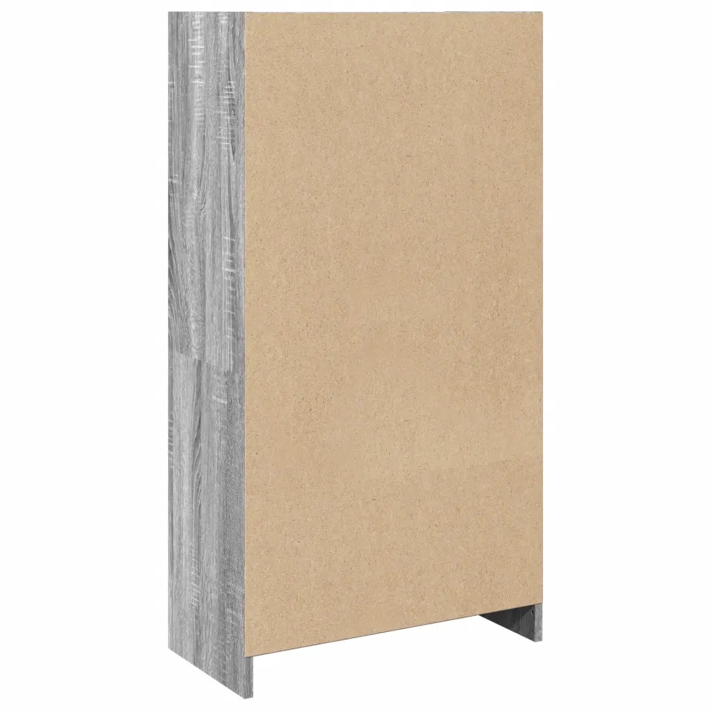 Libreria Grigio Sonoma 57x28,5x107,5 cm in Legno Multistrato 848008