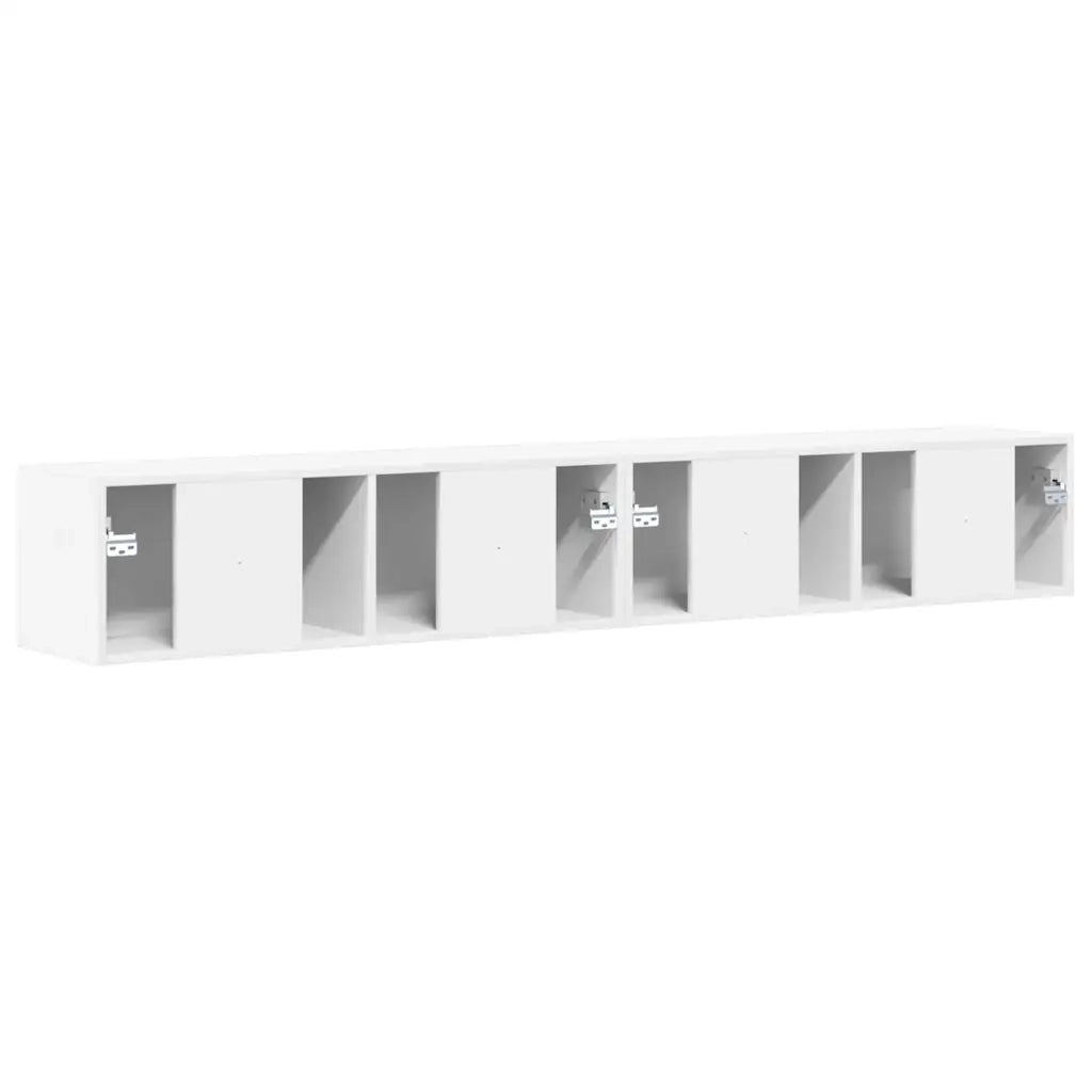 Mobile TV da parete 2 pcs Bianco 98 x 31 x 29,5 cm 892230