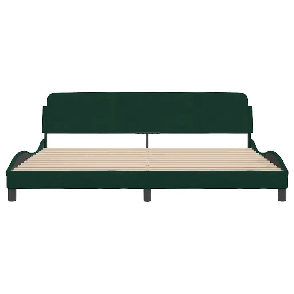 Giroletto Dover Verde Scuro 200x200 cm in Velluto 373255