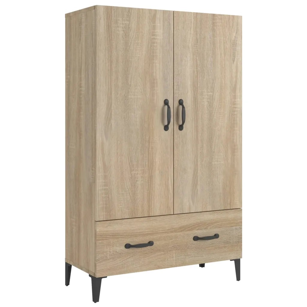 Credenza-Buffet-Armadio da cucina Rovere Sonoma 70x31x115 cm in Legno Multistrato 760095