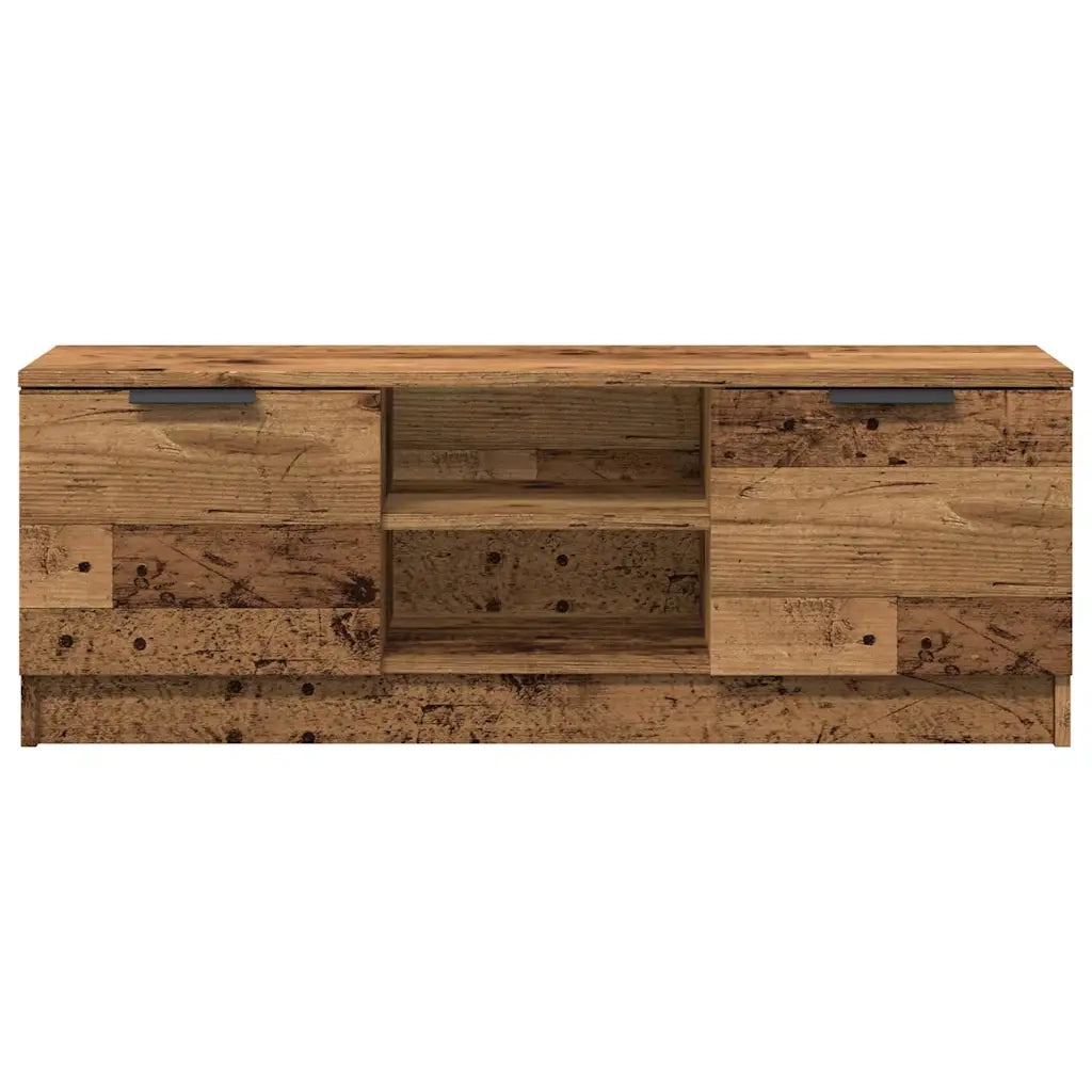Mobile Porta TV Legno Vecchio 102x35x36,5 cm Legno Multistrato 856858