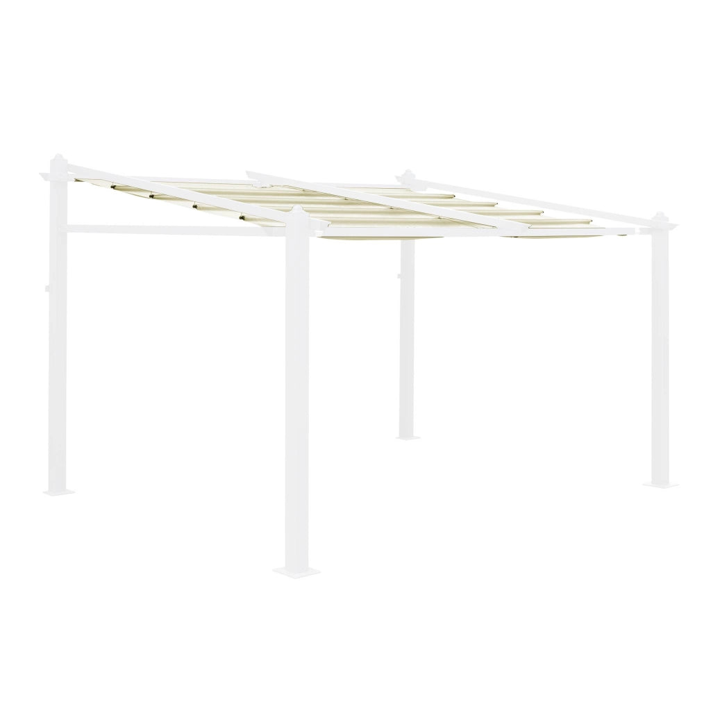 Tela del tetto per pergola 3x4m, ecrù