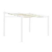Tela del tetto per pergola 3x4m, ecrù