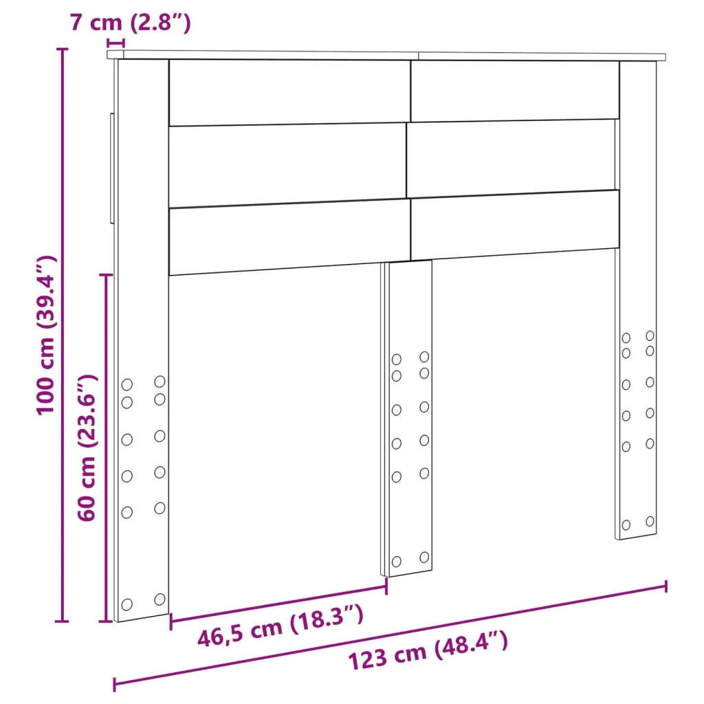 Testiera Legno vecchio Legno multistrato 888131
