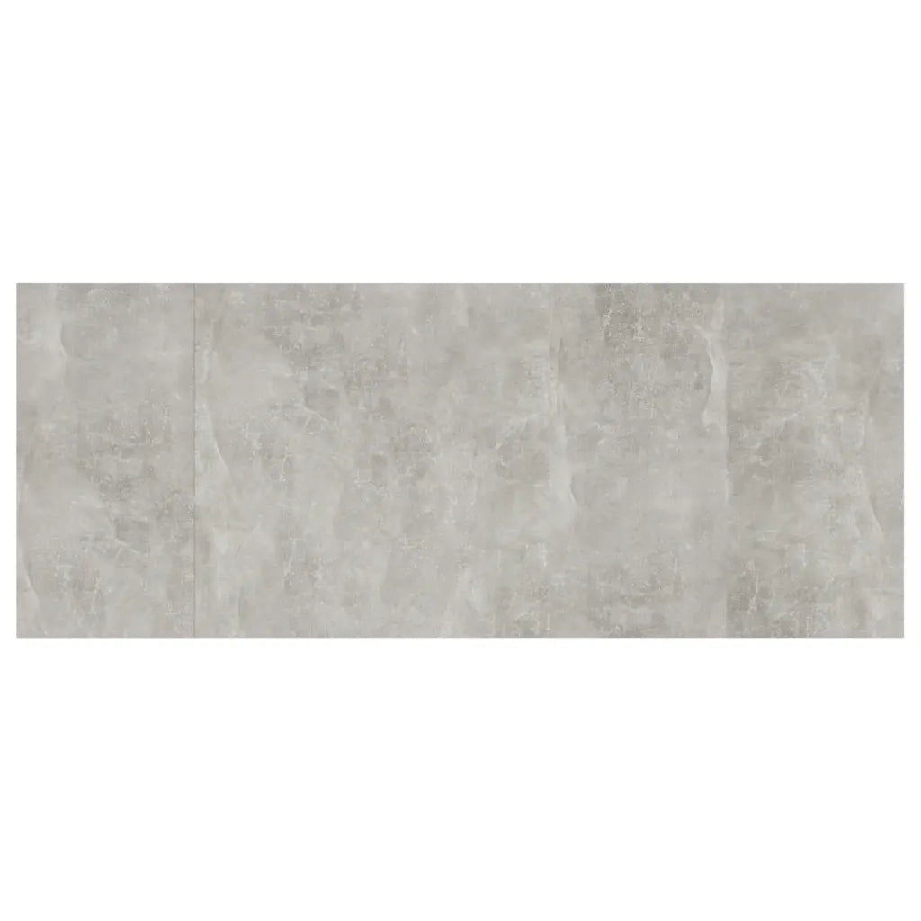 Testiera Letto Grigio Cemento 200x1,5x80cm in Legno Multistrato 811047