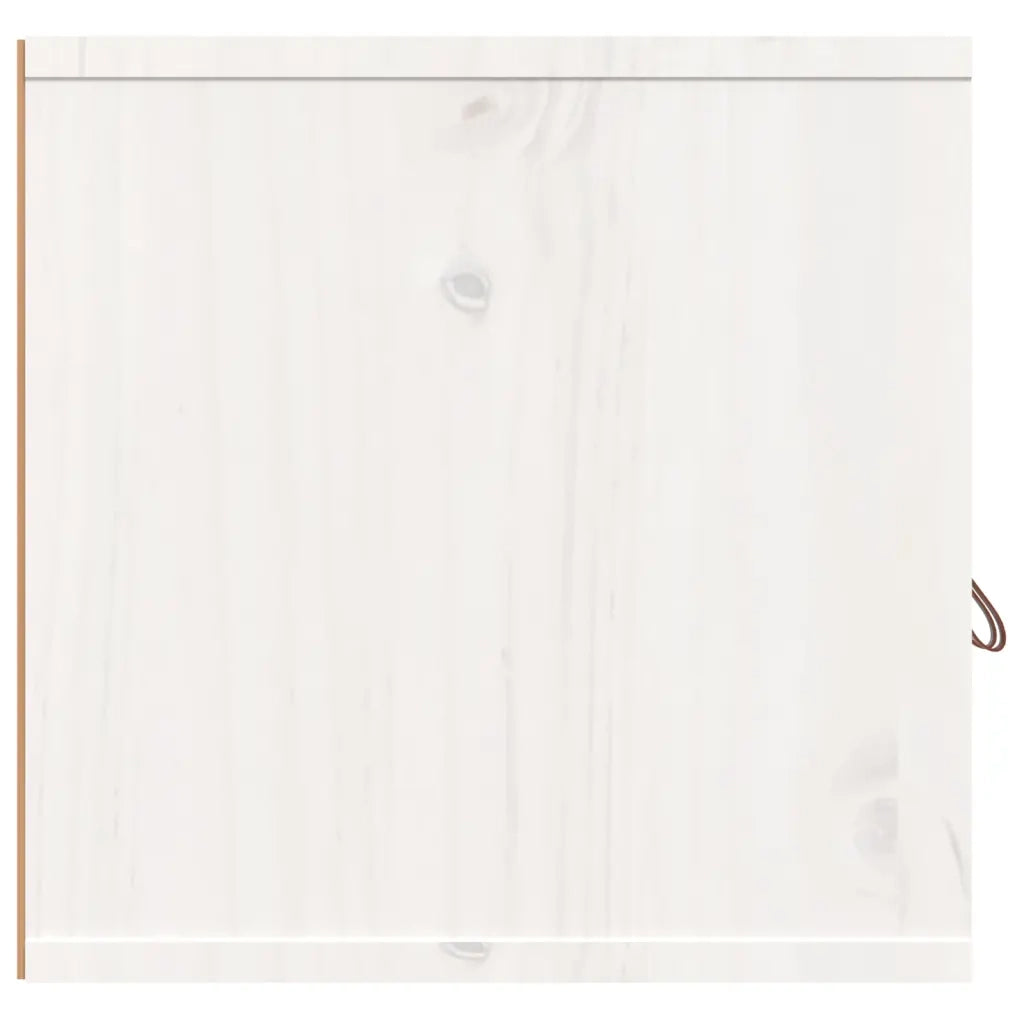 Pensili 2 pz Bianchi 60x30x30 cm in Legno Massello di Pino cod mxl 33254