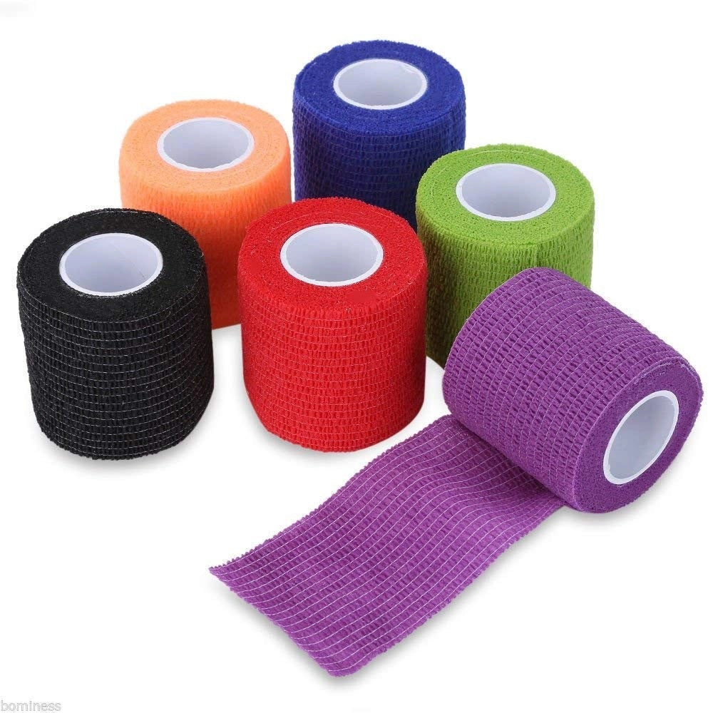 Trade Shop - Set Rotolo Rotoli Protezione Dita Gomito Bendaggio Tutore Fasce Pallavolo -