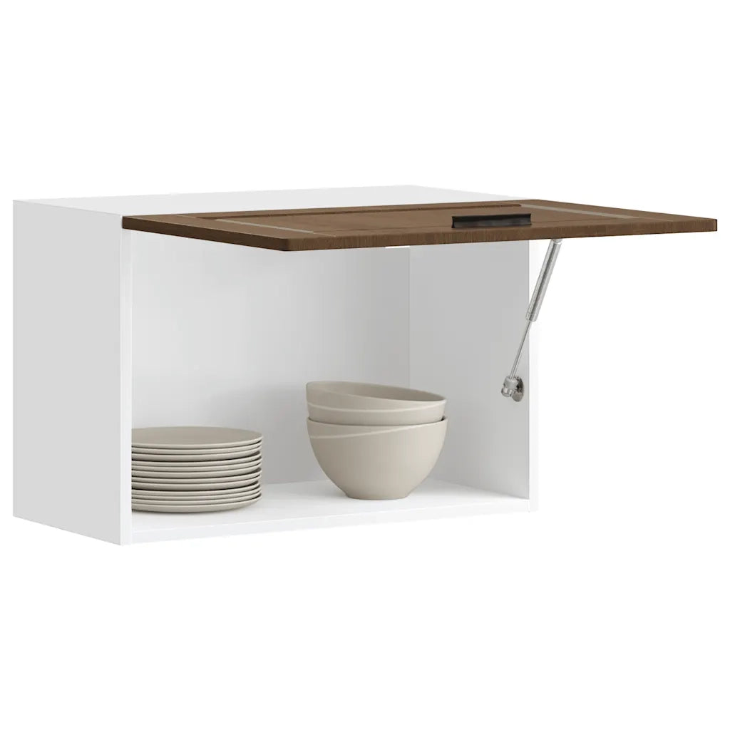 vidaXL Pensile da Cucina Porto Rovere Marrone in Legno Multistrato