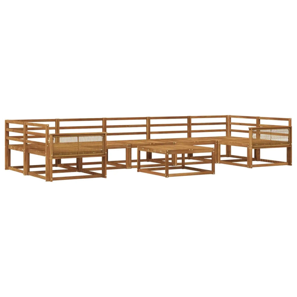 Set di divani da esterno 8 pcs Naturale 3382427