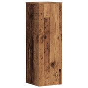 Portavasi mobiletto portafiori legno invecchiato 33 x 33 x 100 cm legno ingegnerizzato marrone 02_0045185