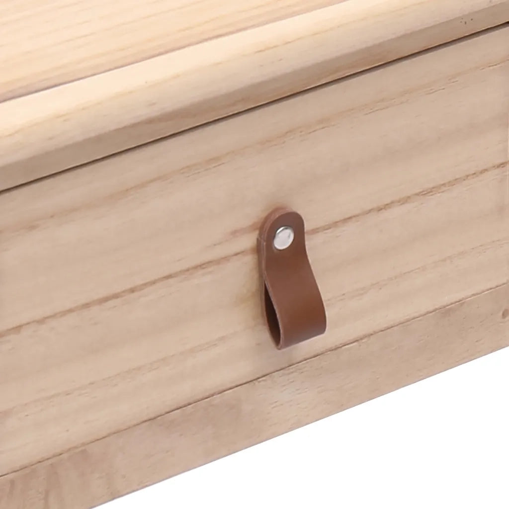 Scrivania Naturale 110x45x76 cm in Legno 284159
