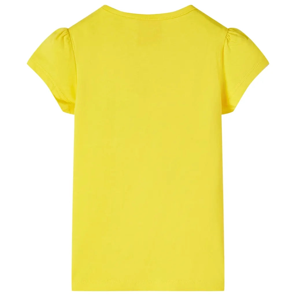 Maglietta da Bambina Gialla 104 11065
