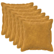Cuscino con cuscino HOUTEN 6 pz Giallo Fleece in microfibra 932960