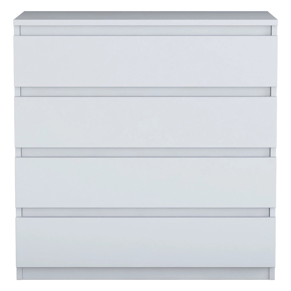 Gorle, Cassettiera 4 Cassetti, 80x47x98h cm Bianco