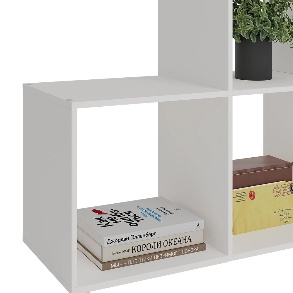 Vicco Scaffale per scale Bianco 138 x 143 cm 10 scomparti