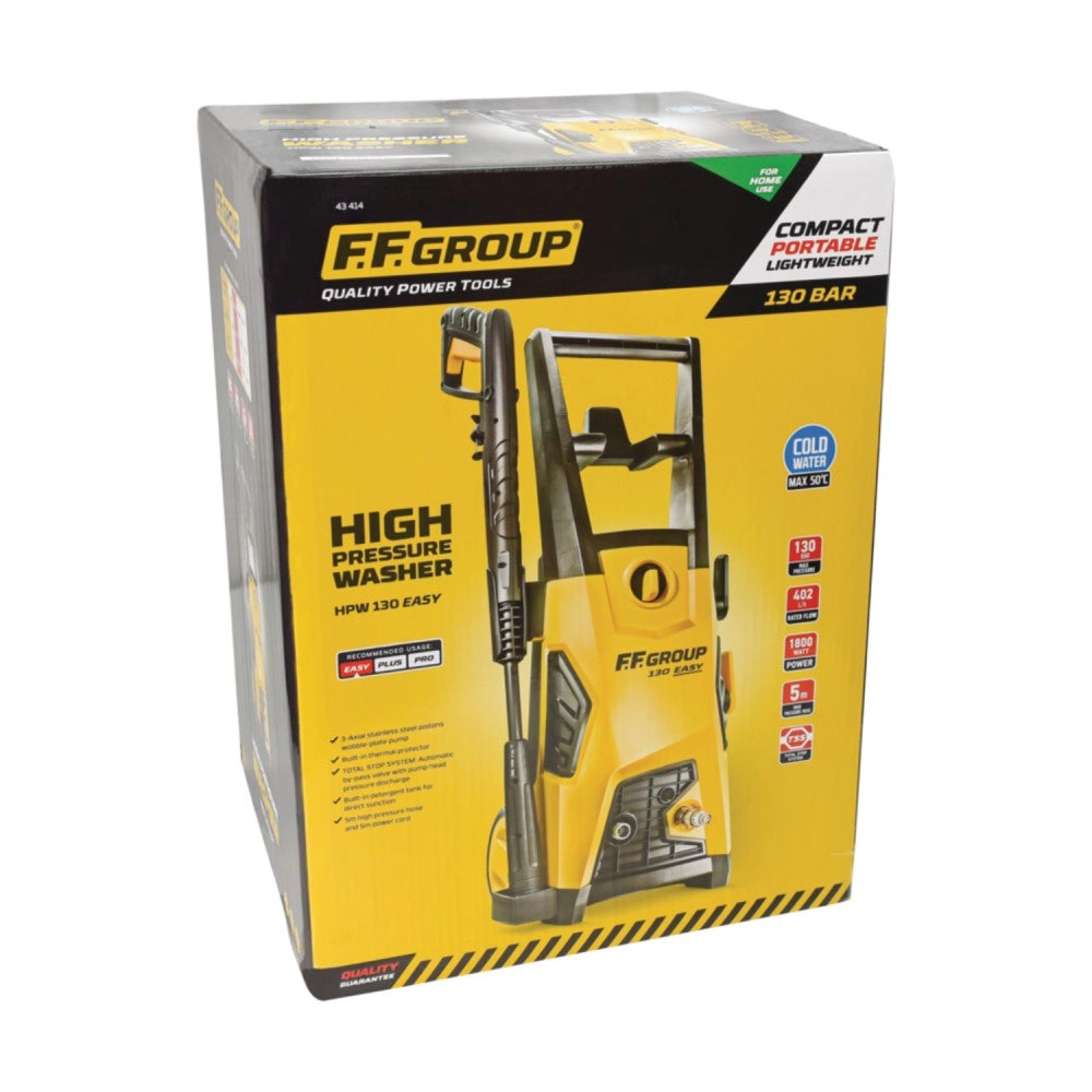 Ff group hpw 130 easy idropulitrice ad acqua freddo 130 bar 1800w 402 lt/h